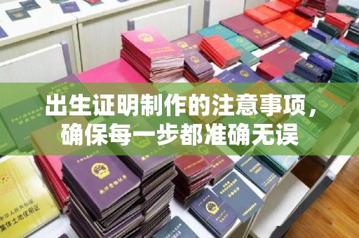 万载出生证明制作的注意事项，确保每一步都准确无误