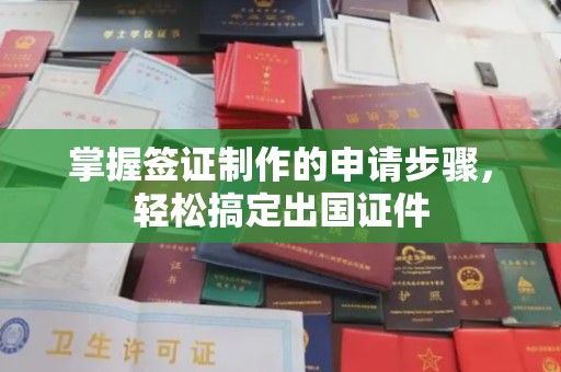 万载掌握签证制作的申请步骤，轻松搞定出国证件