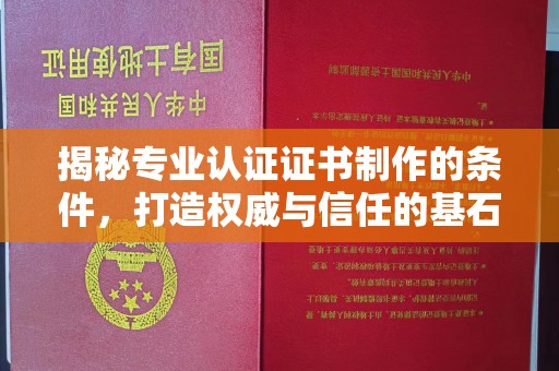 万载揭秘专业认证证书制作的条件，打造权威与信任的基石