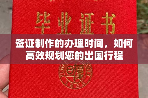 万载签证制作的办理时间，如何高效规划您的出国行程