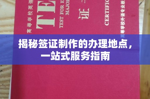万载揭秘签证制作的办理地点，一站式服务指南