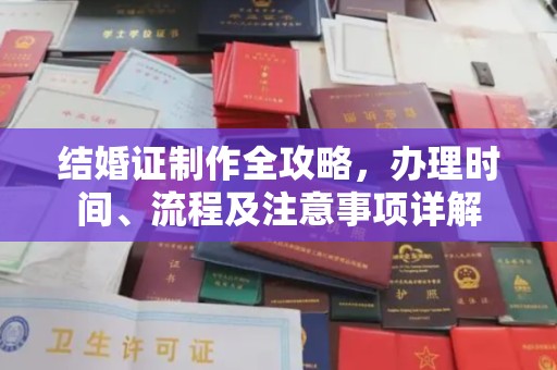 万载结婚证制作全攻略，办理时间、流程及注意事项详解