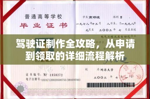 万载驾驶证制作全攻略，从申请到领取的详细流程解析